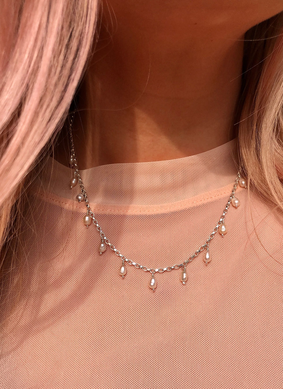 Thumbnail: Pearl Charm Necklace