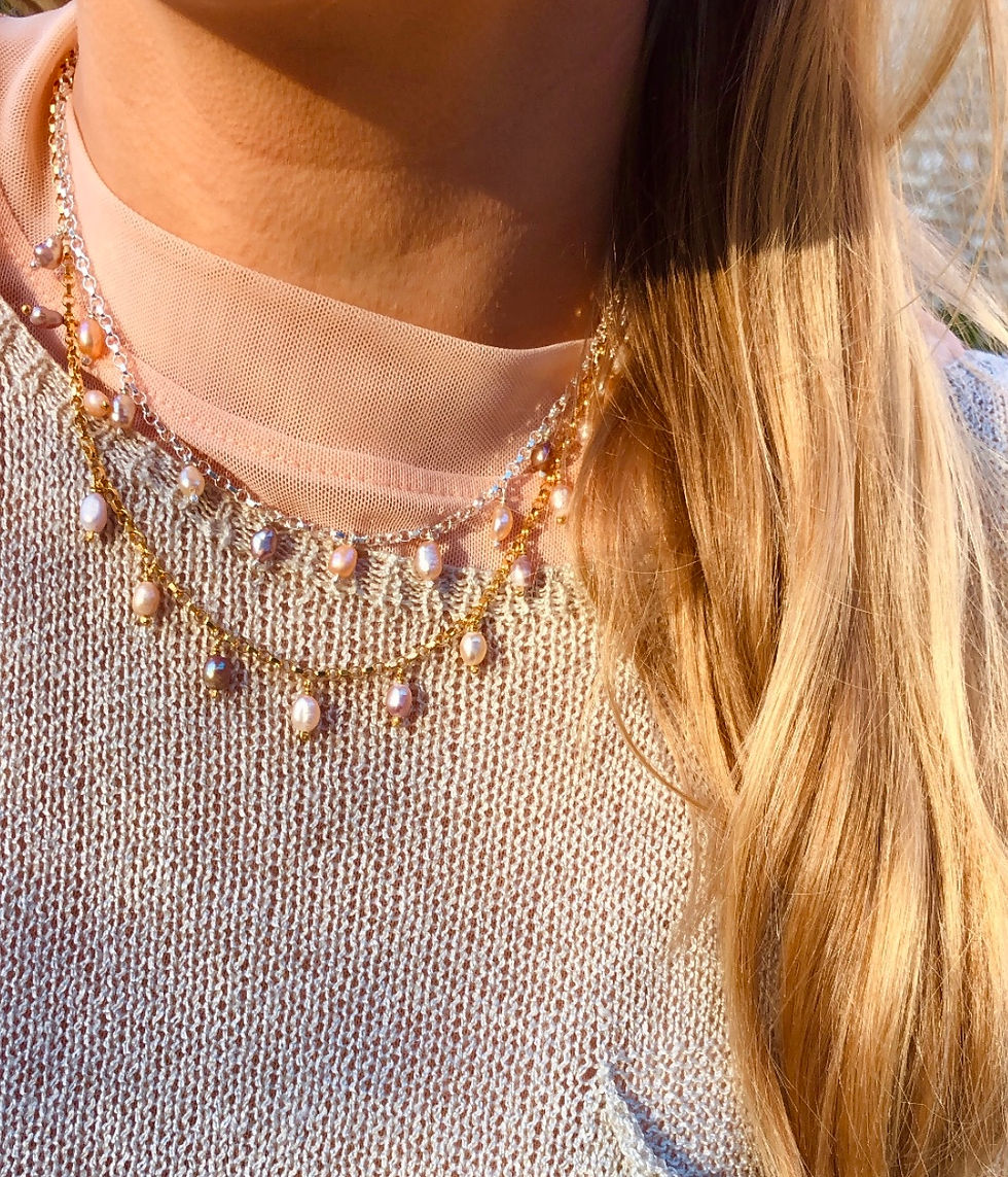 Thumbnail: Pearl Charm Necklace