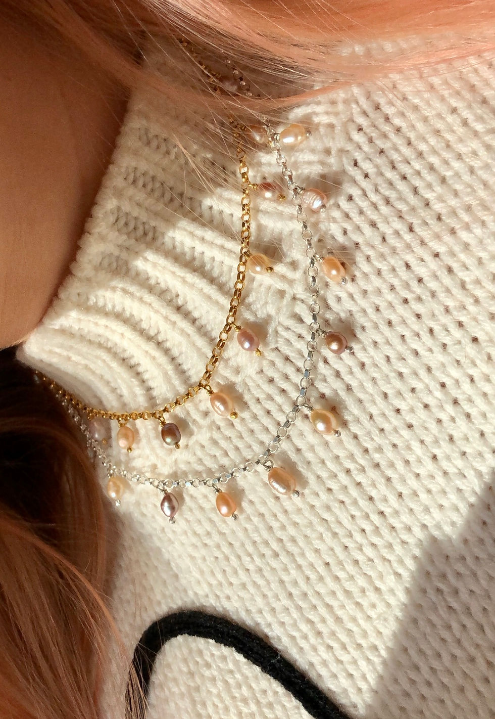 Thumbnail: Pearl Charm Necklace