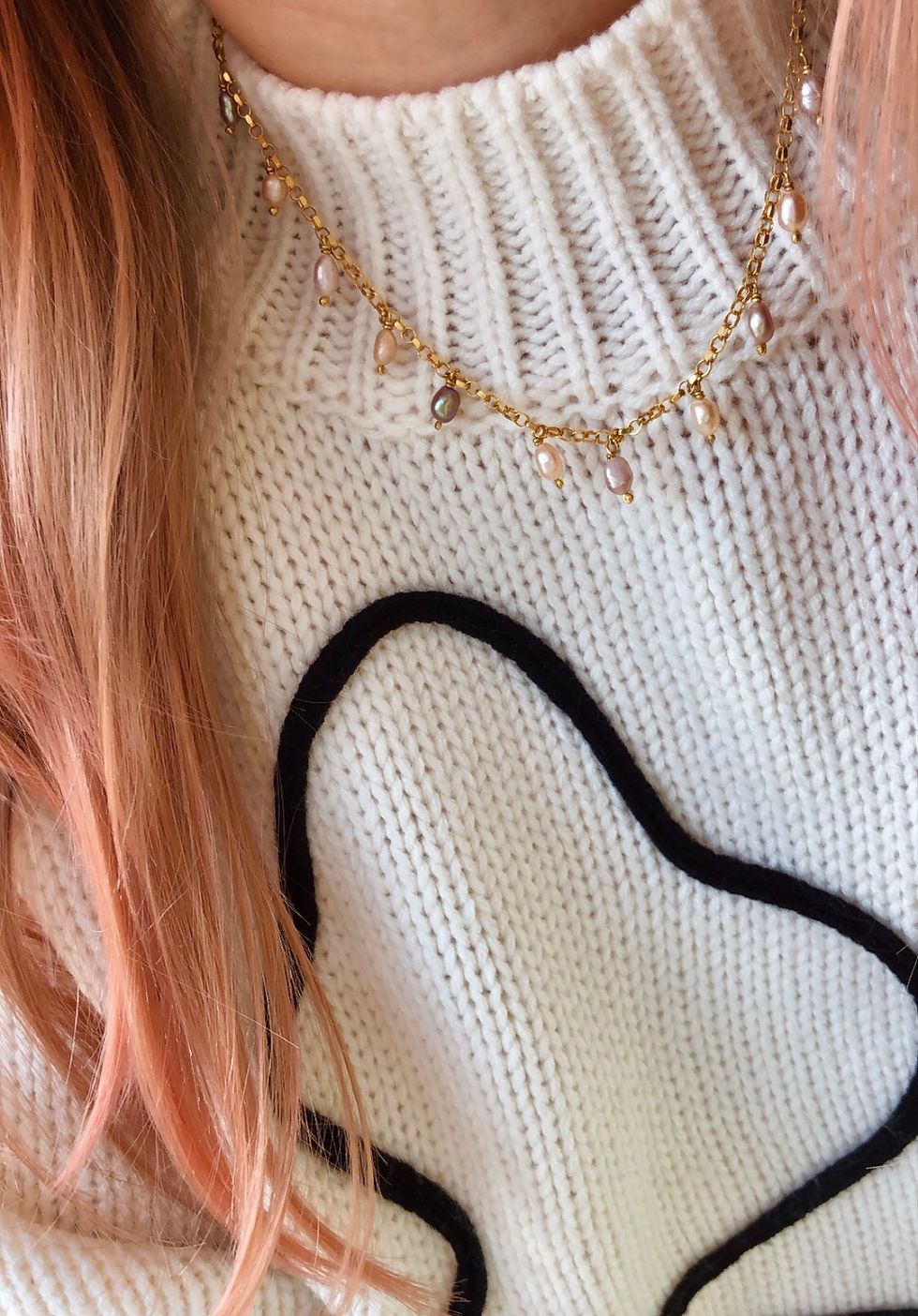 Thumbnail: Pearl Charm Necklace