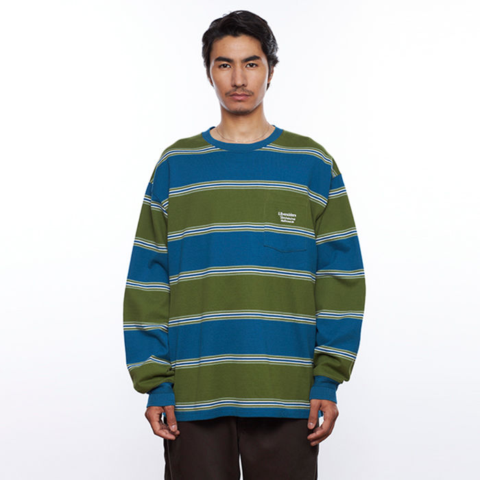 サムネイル： Liberaiders/リベレイダース　stripe l/s tee