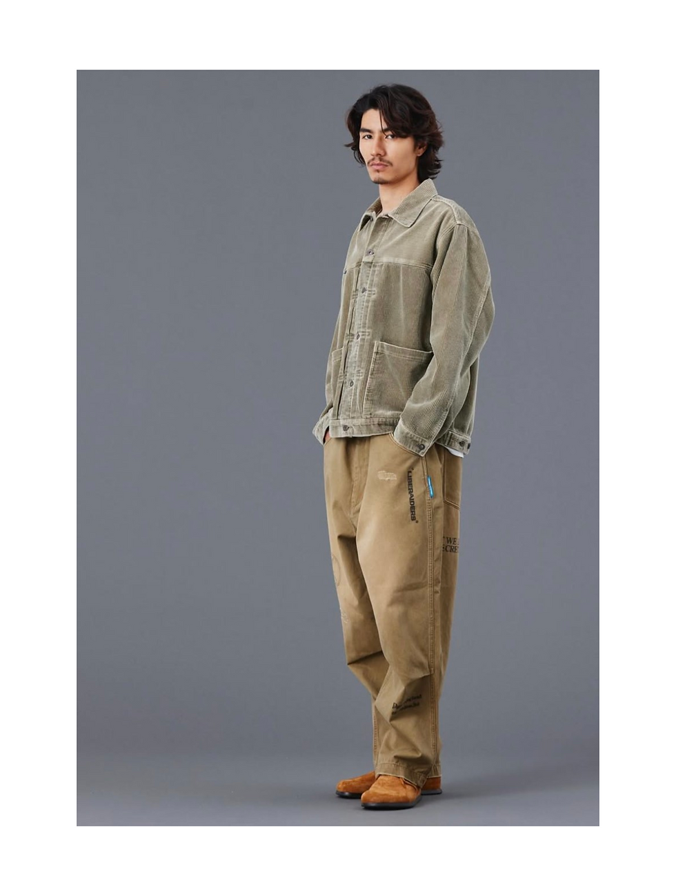 Thumbnail: LIBERAIDERS/   garment dyed corduroy jacket