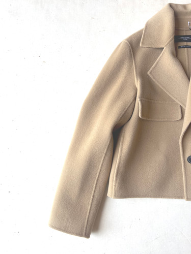 Max Mara WEEKEND ダブルフェイスチビ襟ジャケット JI 44