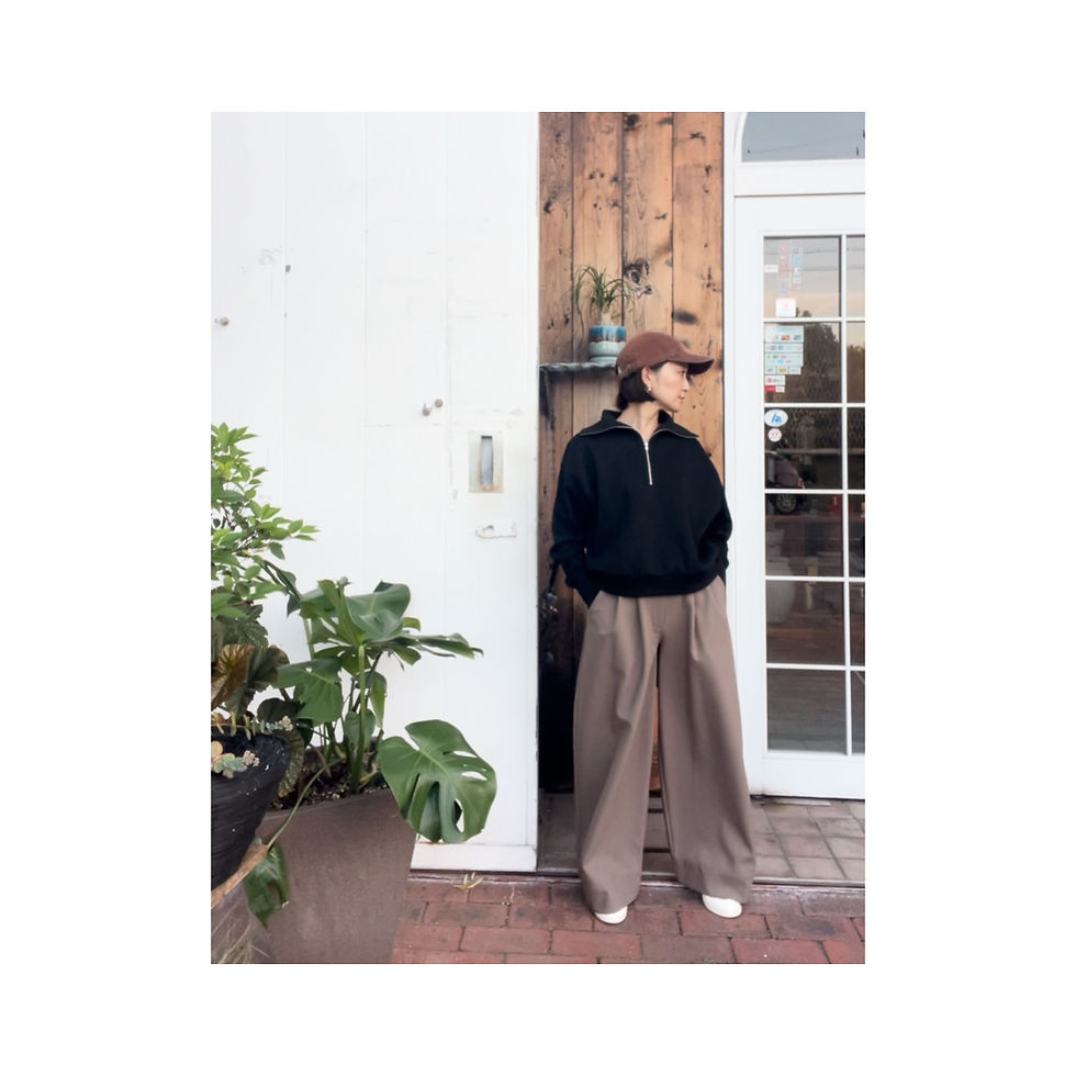 Thumbnail: CASE OF YOU/ double face zip pullover