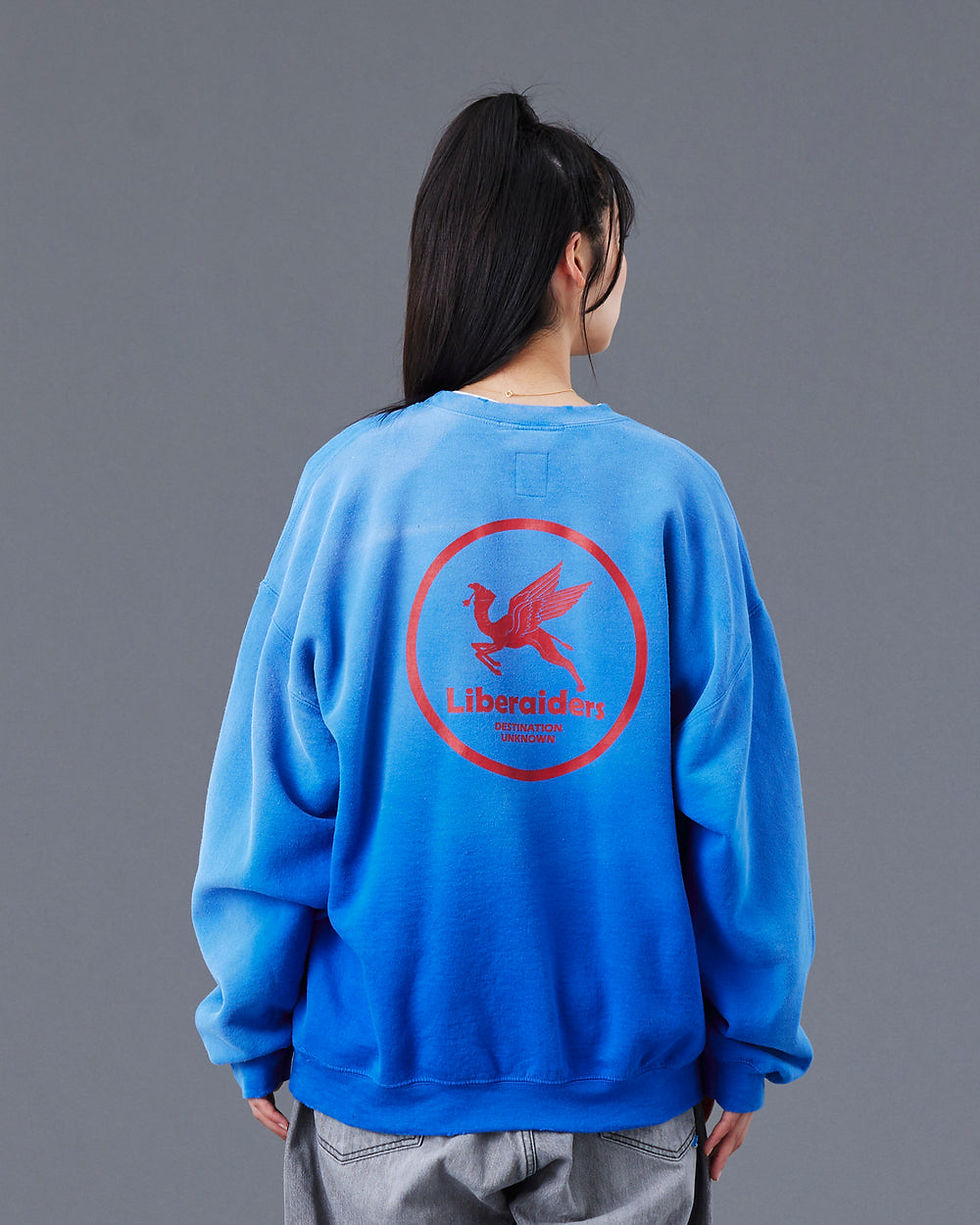Thumbnail: LIBERAIDERS/   circle logo crewneck