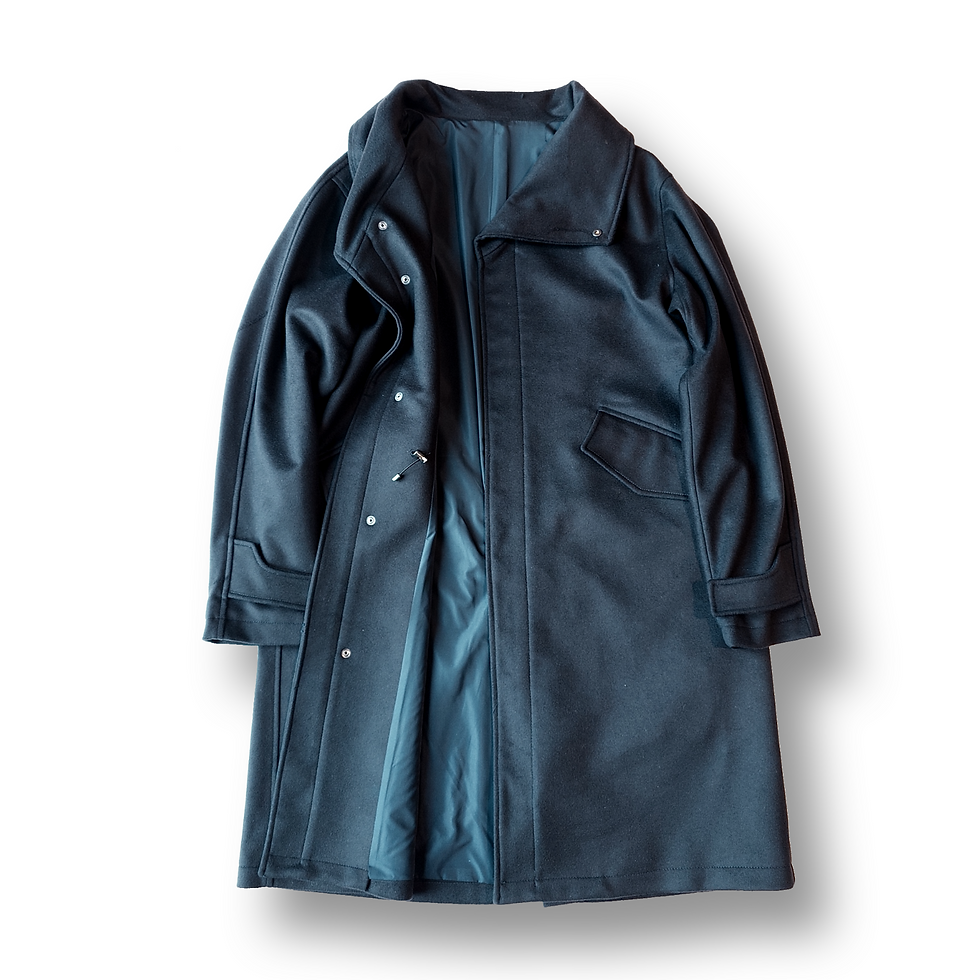 サムネイル： COSTUMEIN/コストメイン　wool cashmere stand neck coat