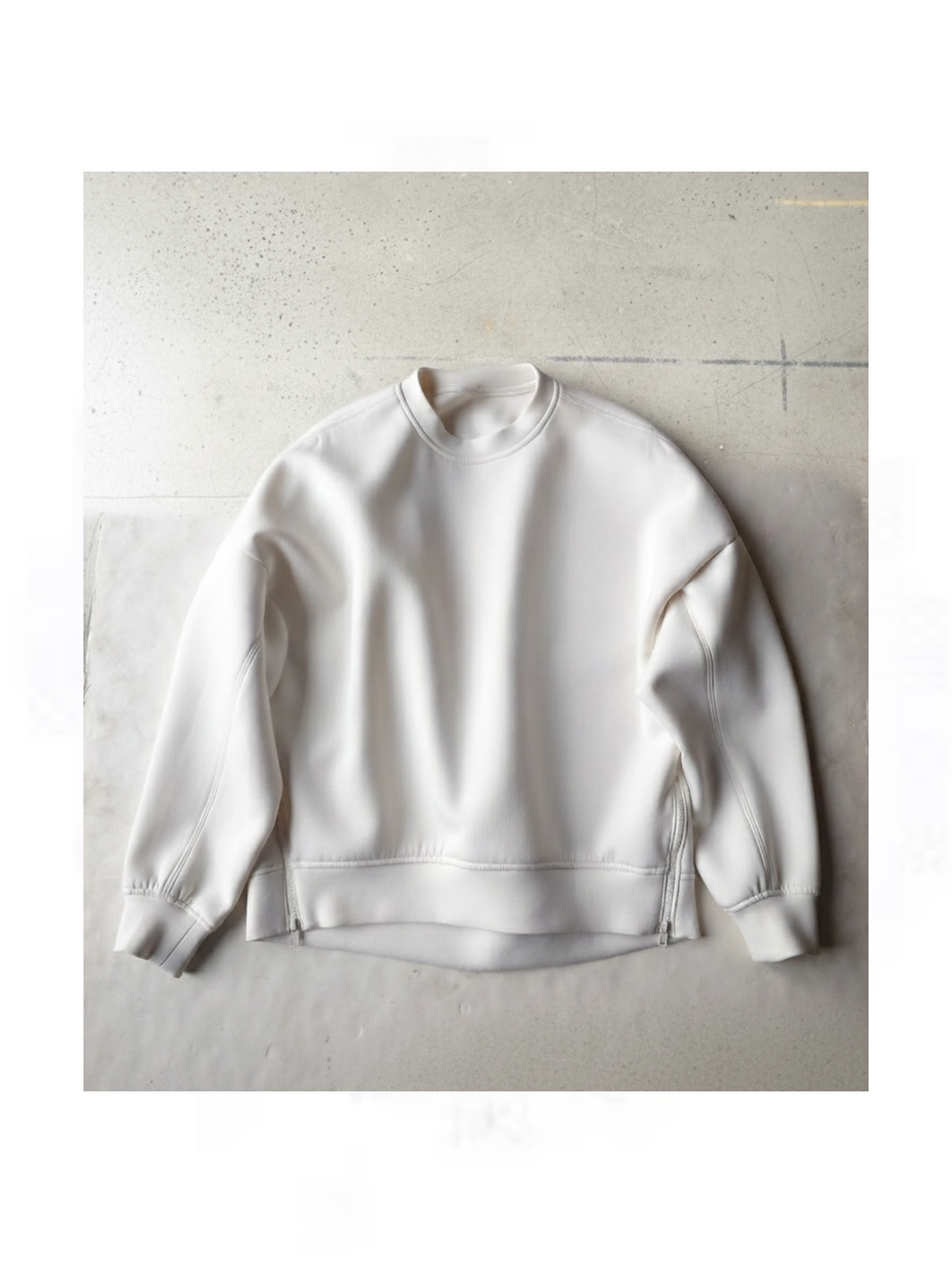 縮圖：HAT/                          bonding side zip sweat