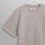 サムネイル： wax london / ワックスロンドン　　　Dean - Taupe Grey Textured Organic Cotton T-Shirt