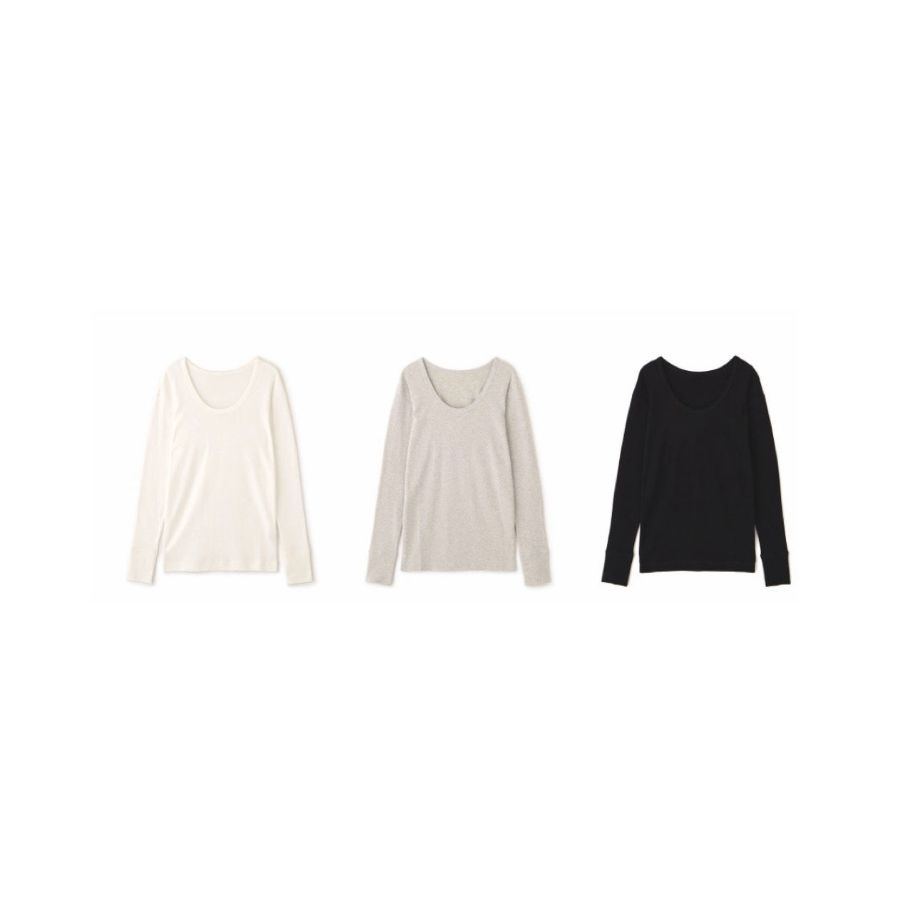 ETRÉ TOKYO/organic cotton U neck long Tee