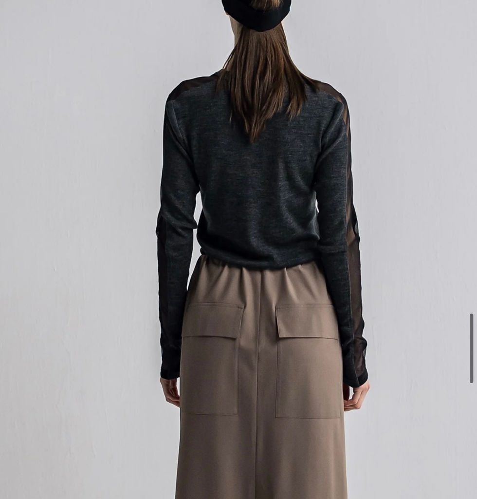 サムネイル： IHATOV/   higage rib round  neck