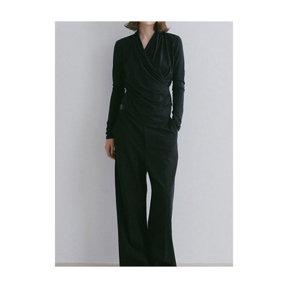 Thumbnail: ETRÉ TOKYO/drape cache-coeur pullover