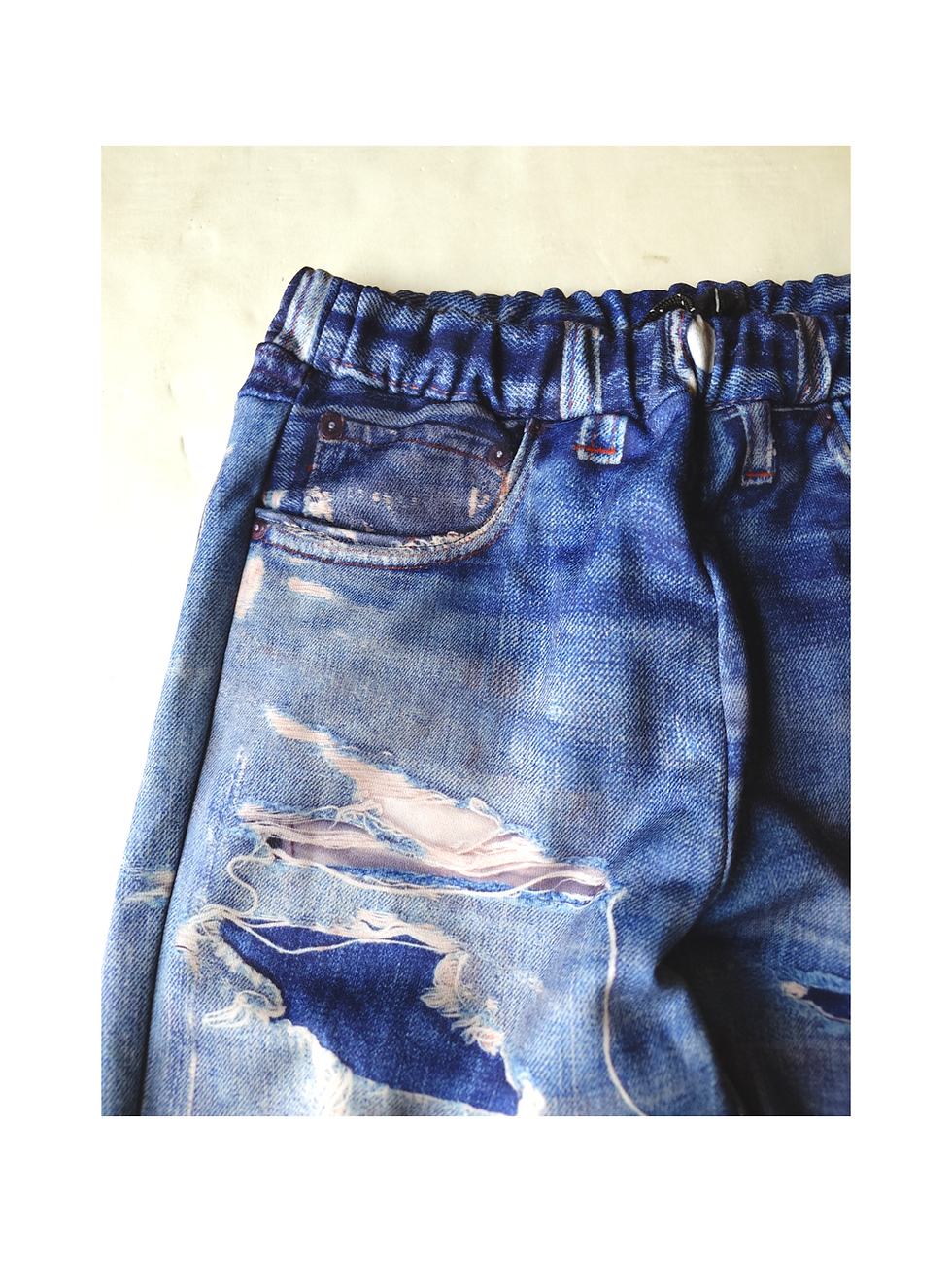 縮圖：TALKING ABOUT THE ABSTRACTION/ print straight pants crash