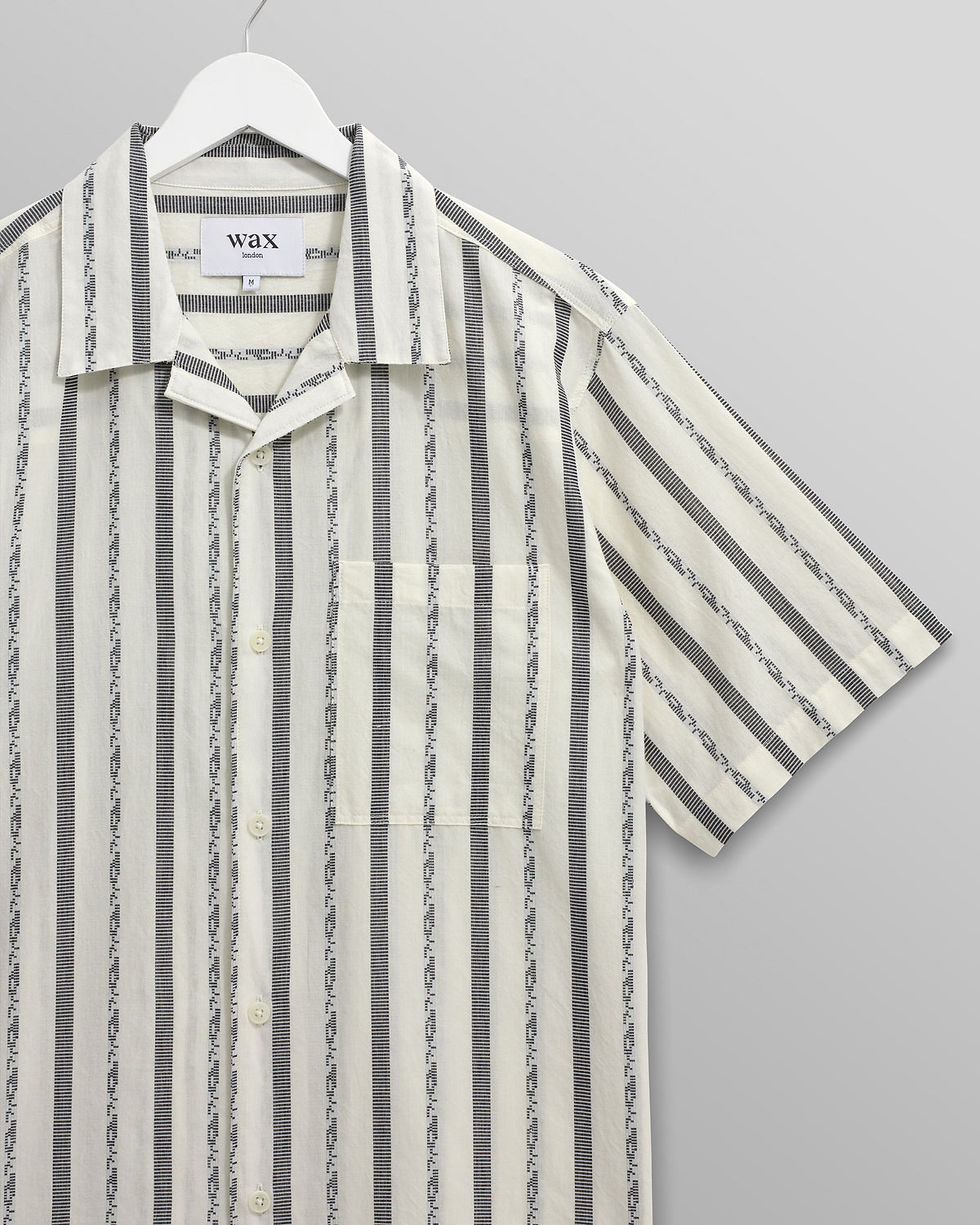 Thumbnail: wax london / wax london didcot fleck stripe short sleeve shirts