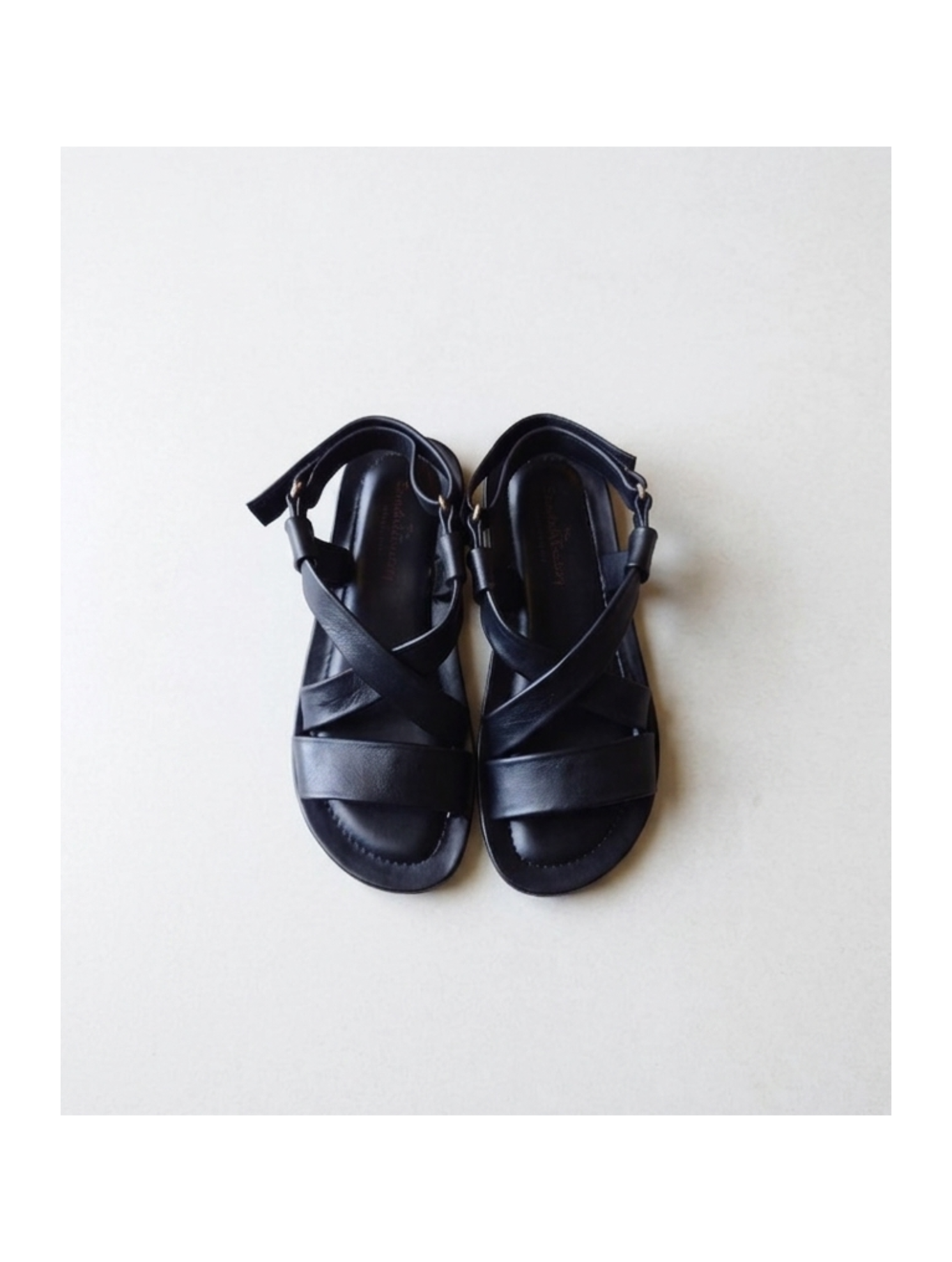 THE SANDAL FACTORY/soft leather back strap sandal