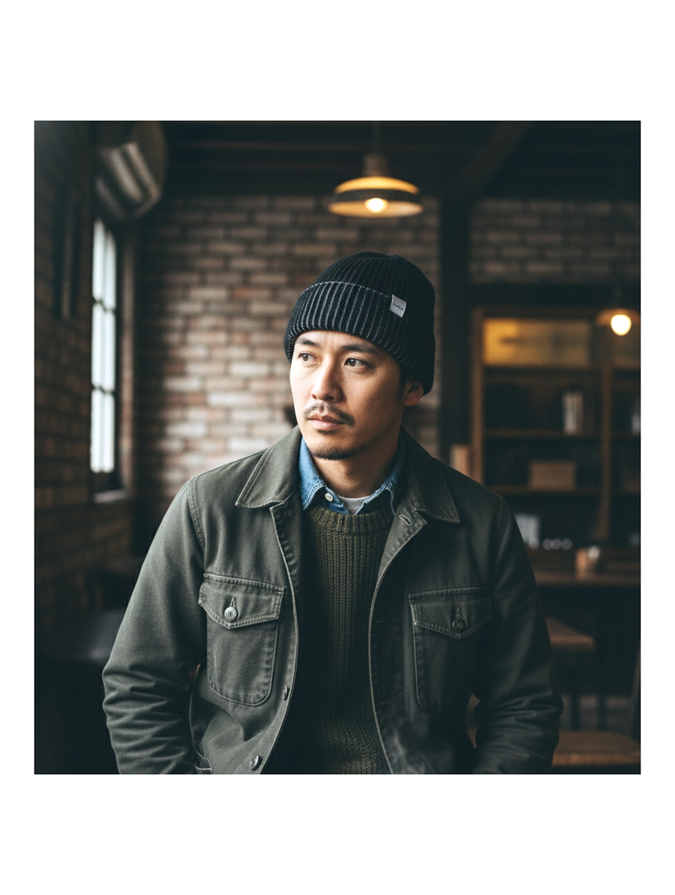 縮圖：SEINSE/                       rib knit cap 