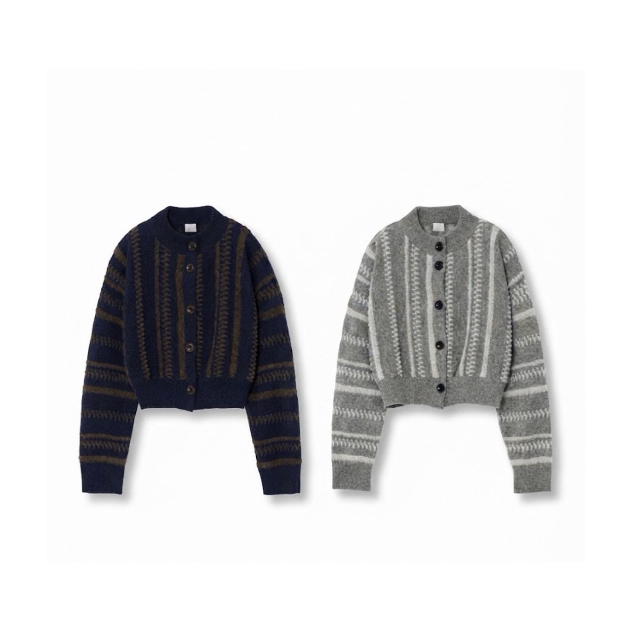 NEPLA./stripe cardigan OK059-6A