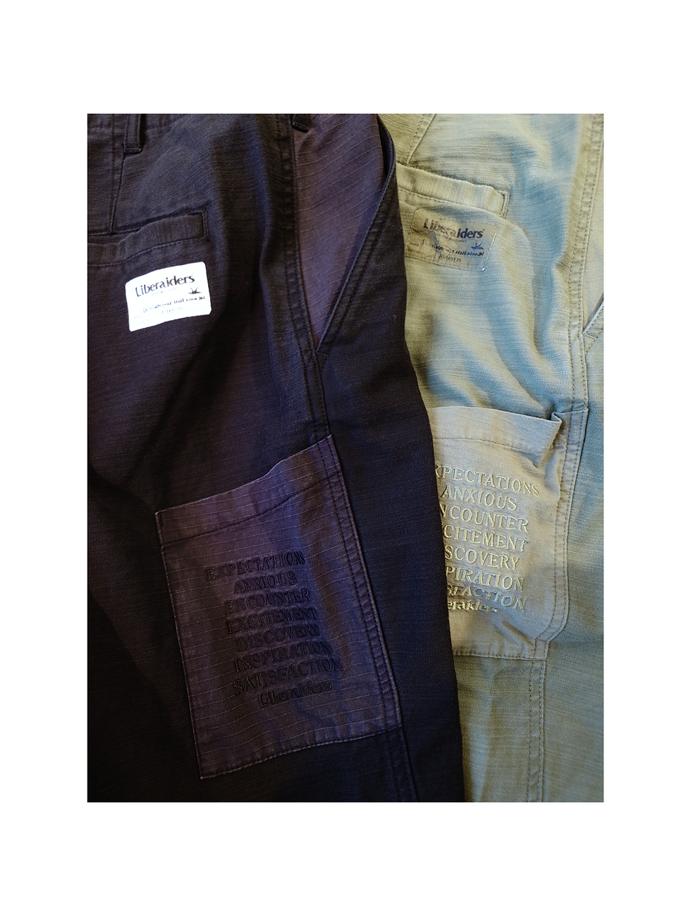 Thumbnail: 愛知県名古屋市近郊蟹江町のセレクトショップRolyPolyで展開するLiberaiders /リベレイダース　back satin military pants