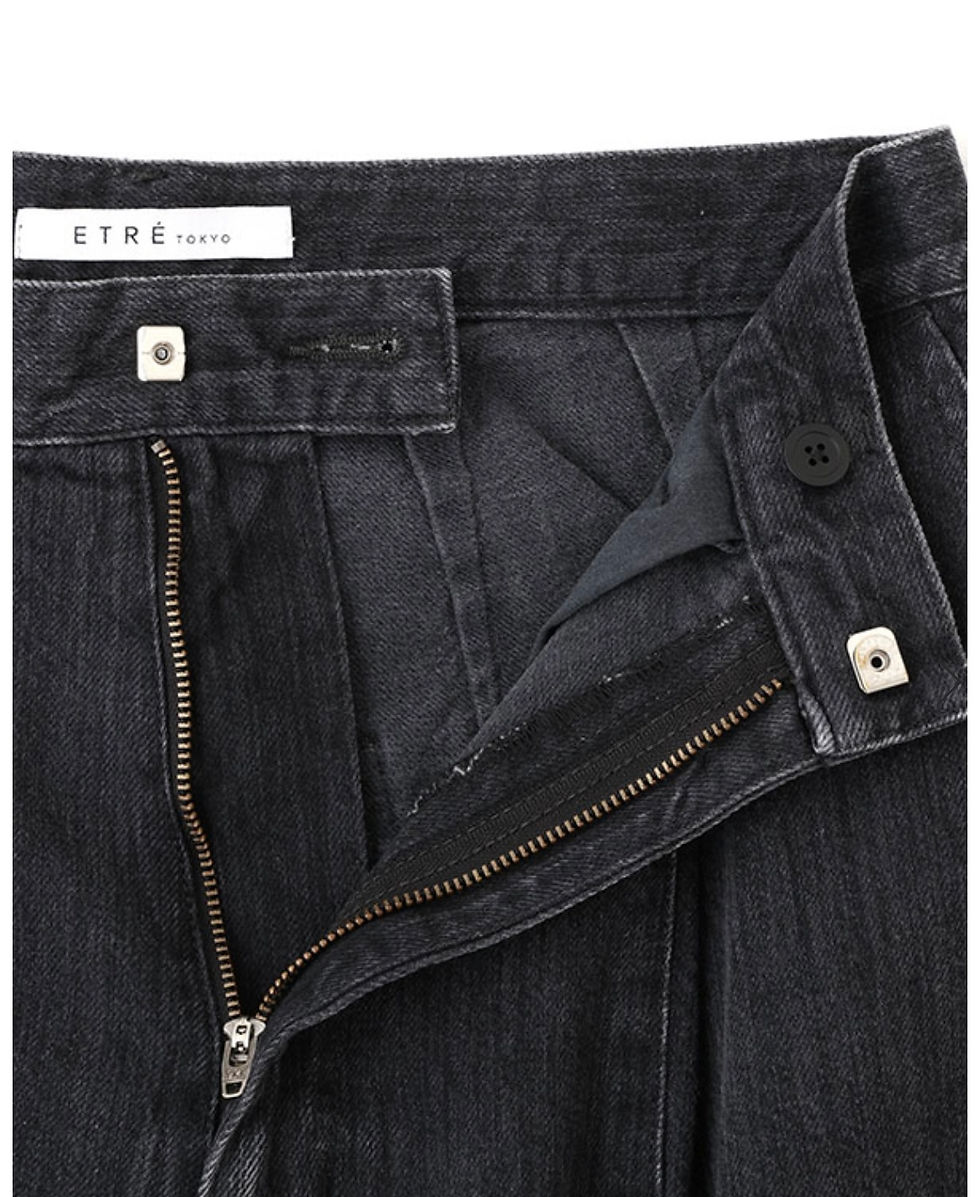 Thumbnail: ETRÉ TOKYO /curvy tuck denim pants 