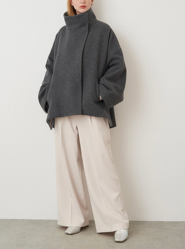 ELENDEEK エレンディーク スタンドカラーミドルコート elendeek エレンディーク ケープスタンドカラーコート | ROLY POLY