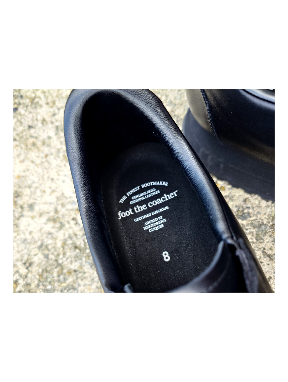サムネイル： foot the coacher/leather sneakers (laceless)