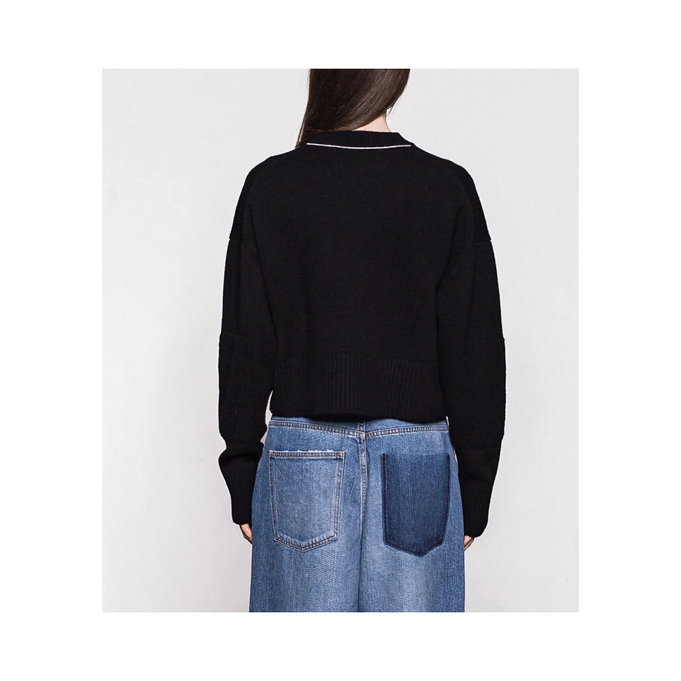 サムネイル： IHATOV/Round mid-gauge knit IH12-8A-26415