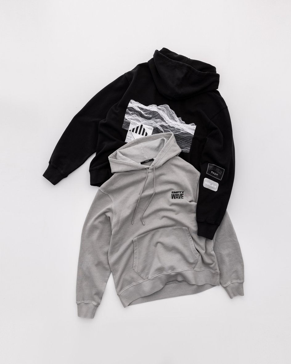 縮圖：STAMPD 空波套头连帽衫