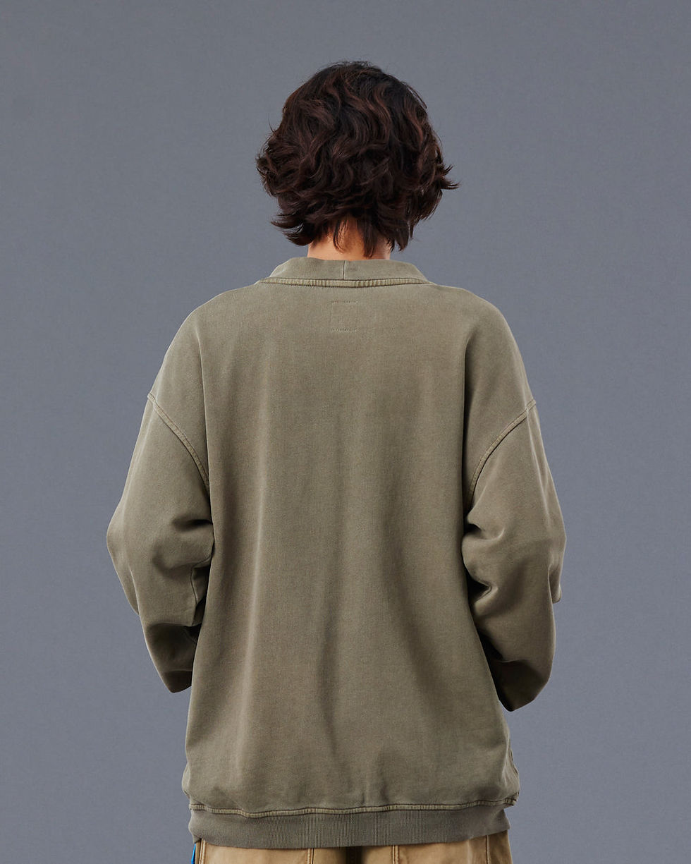 サムネイル： LIBERAIDERS/   garment dyed sweat cardigan