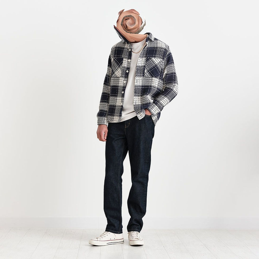 縮圖：wax london（男女通用）WHITING OVERSHIRT MARINE BEATNIK