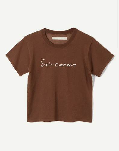 定価17,600円　leinwande Skin Contact Tシャツ LEINWÄND/Skin Contact Knitted Tee | ROLY POLY