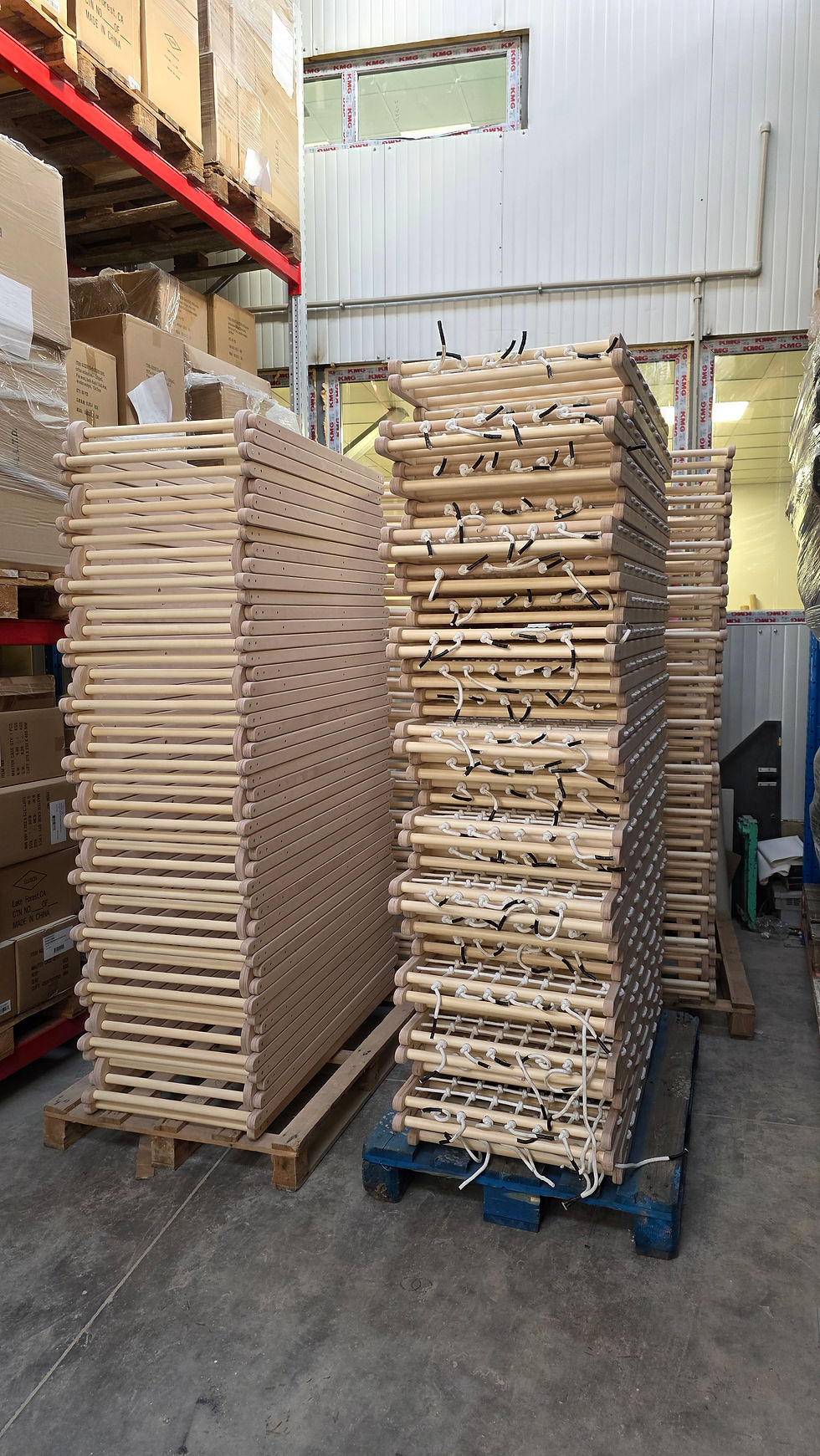 Fertigung von Holzteilen für CLIFF Klettergerüste