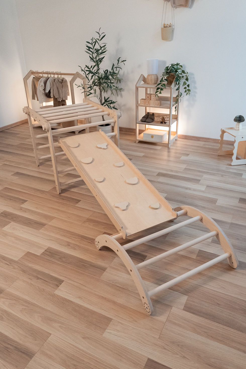 CLIFF Combo Montessori-Inspired Wooden Climbing Toy