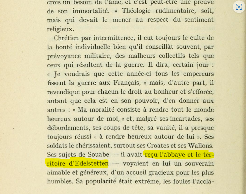 Extrait de la préface des mémoires du prince de Ligne 