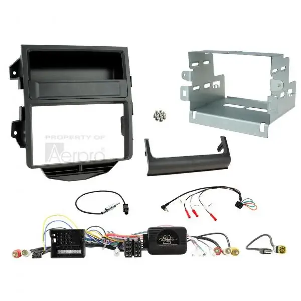 FP8512K Double din install kit to suit Porsche macan &ndash; non amplified black