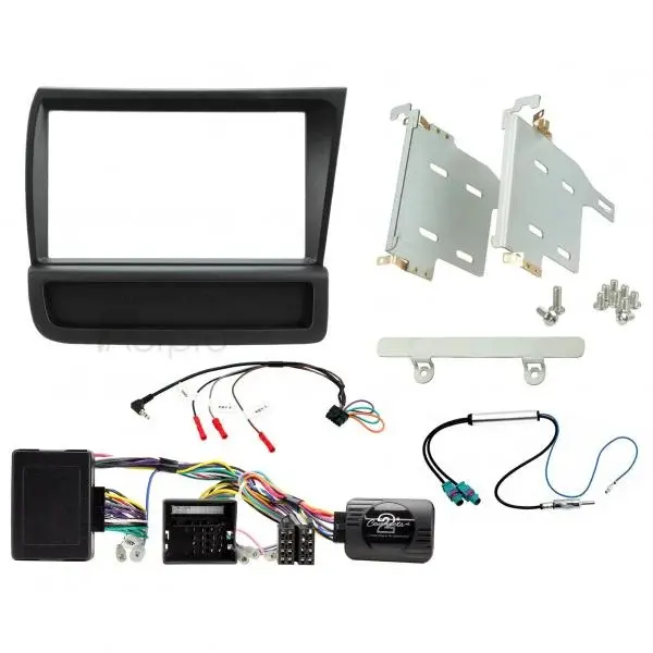 FP8559K Double din black install kit to suit Audi - r8 non-mmi OEM systems