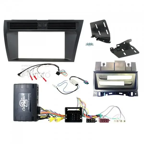 FP8492K Double din black install kit to suit Audi - a4 & a5 non amplified & mmi