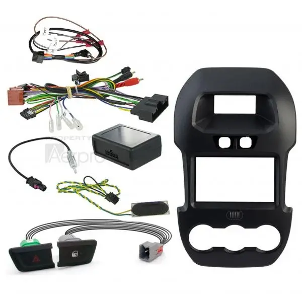 FP8083KC Double din black install kit to suit Ford - ranger px with 4.2" OEM dis