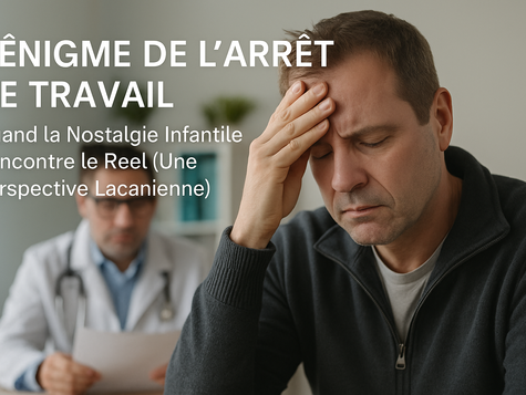 Pourquoi Certains Demandent un Arrêt de Travail ? Une Lecture Clinique Lacanienne