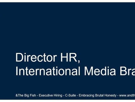 🐠 &The Big Fish zoekt een Director HR