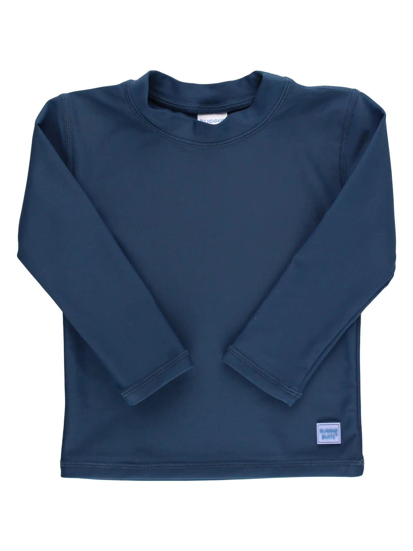 RuffleButts - Navy Long Sleeve Rash Guard