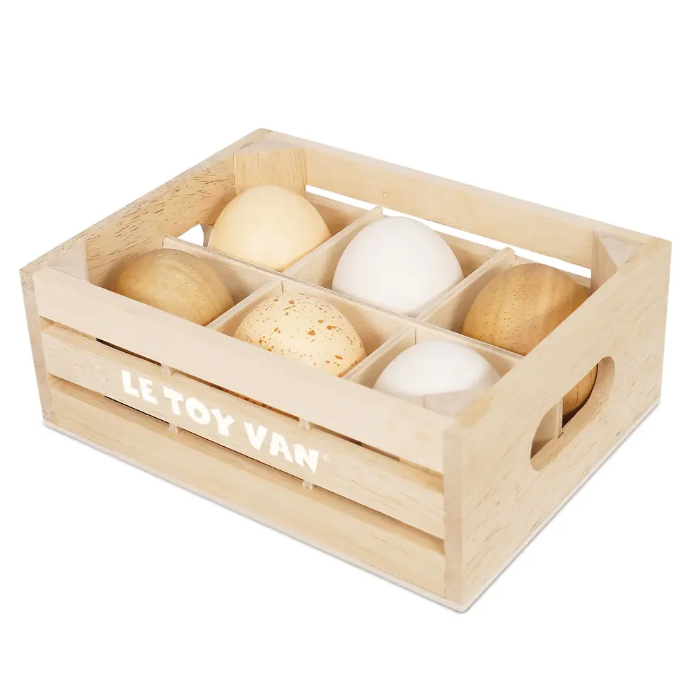 Thumbnail: Le Toy Van - Farm Eggs Half Dozen Crate