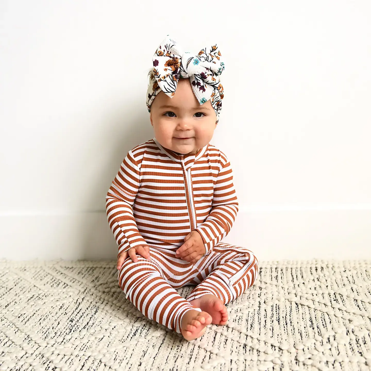 Chase Brown Ribbed Zip