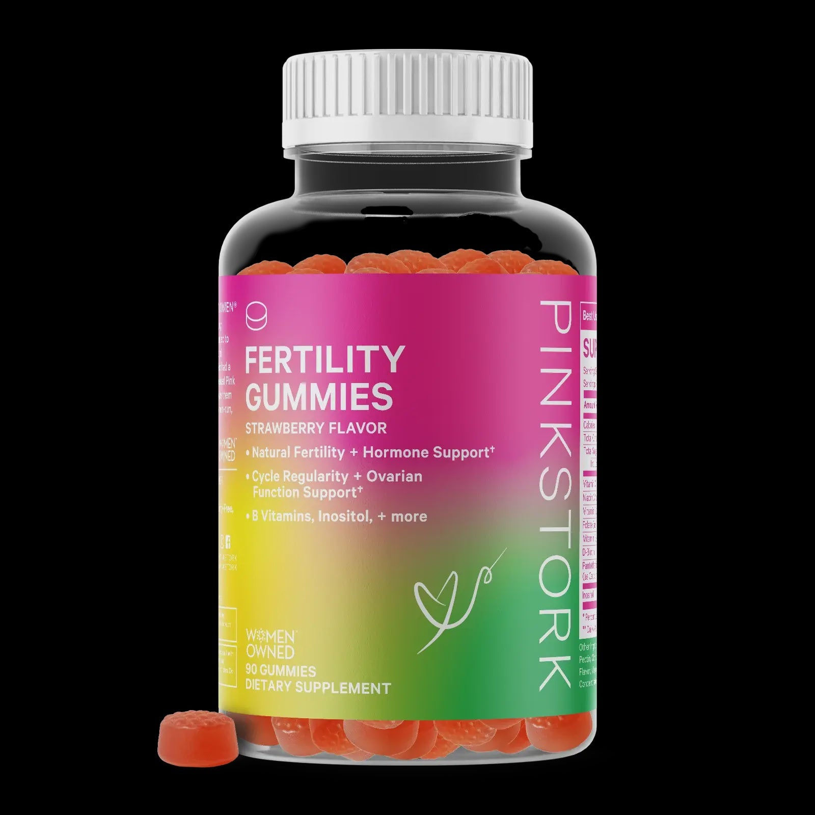 Pink Stork Fertility Gummies - Strawberry