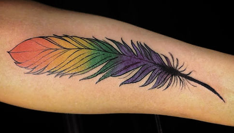 feather-watercolor-design-tattoo-tattoos
