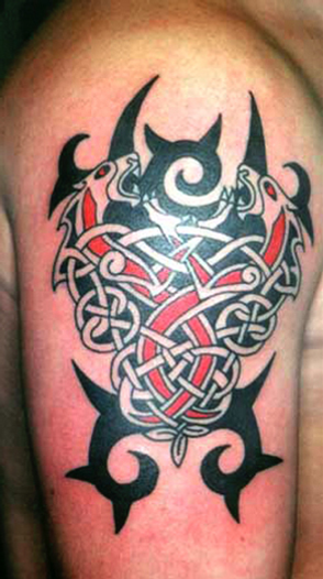 celtic-viking-norse-tribal-dragons-tatto