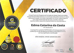 CERTIFICADO MASTER COACHING EDUCACIONAL 