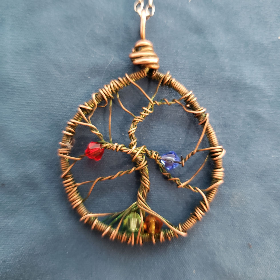 Thumbnail: Twisted Roots - Custom Wire Wrapped Family Tree