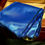 Thumbnail: Royal Blue with Dark Navy Border Pocket Square (Only)
