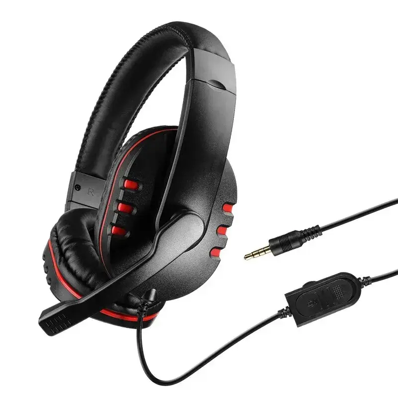 Miniatura: Headphones 3.5mm Wired Gaming Headset Earphones Music for PS4 Play Station 4