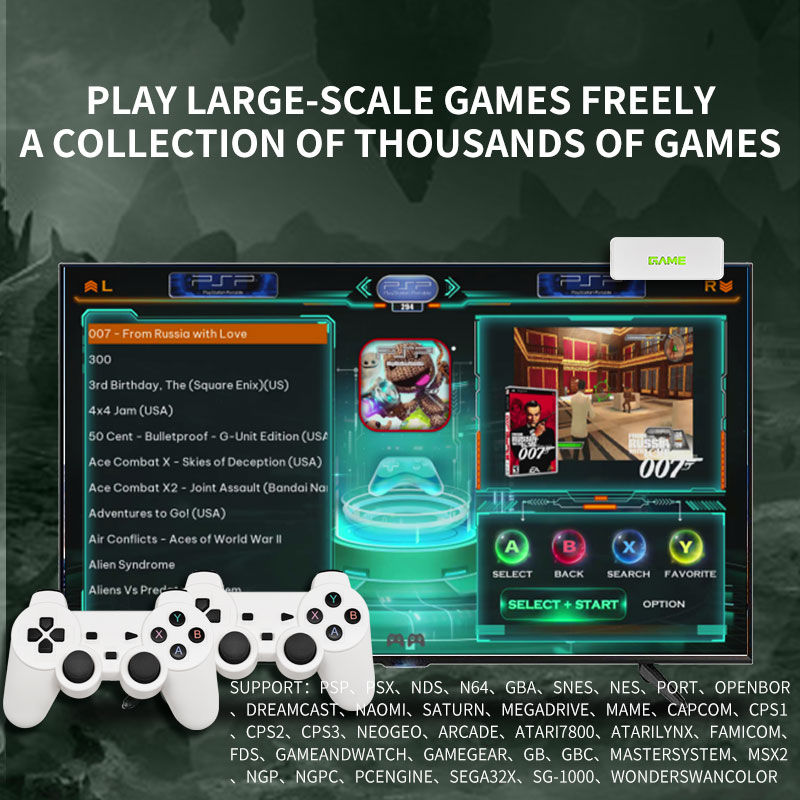 Miniatura: Coopreme X7 Y7 Updated Super TV Game Box HD Output Joystick Dual Controller Figh