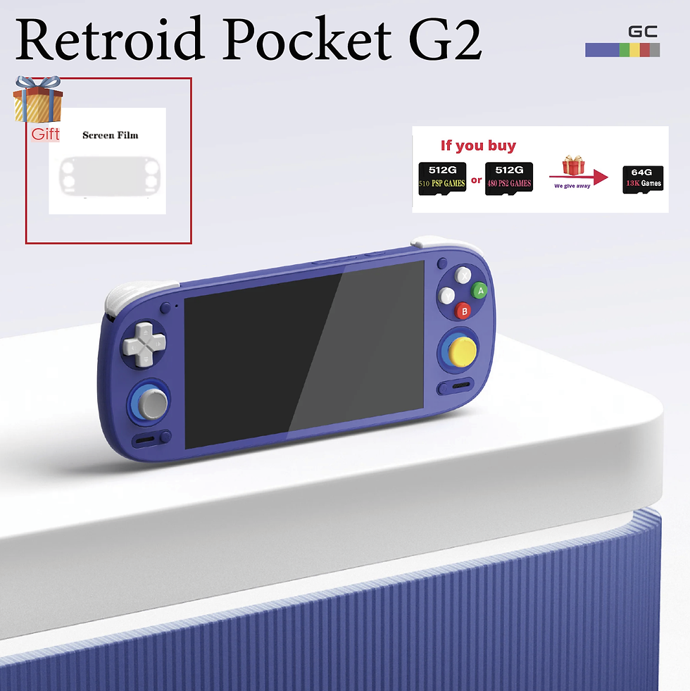 Miniatura: Retroid Pocket G2 Gen 2 RPG2 Retro Handheld Video Game Console Video Player 5.5 
